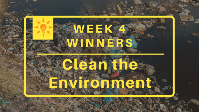 Week 4: Clean the Environment Winners
