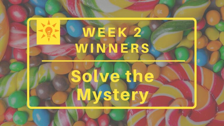 Week 2: Solve the Mystery Winners